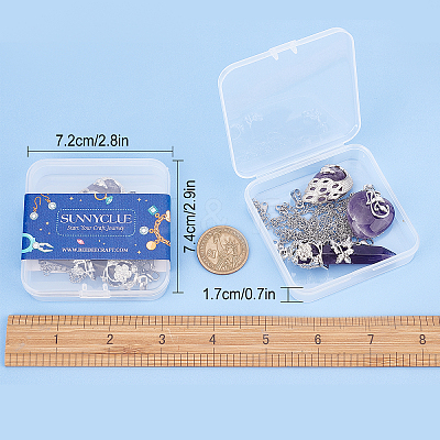 DIY Gemstone Necklace Making Kit DIY-SC0019-15-1