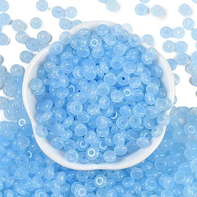 Transparent Colours Glass Seed Beads X1-SEED-P008-01B-02-1