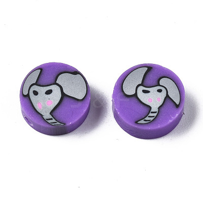 Handmade Polymer Clay Beads CLAY-N008-036A-1