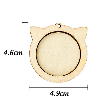 Wood Cross Stitch Embroidery Hoops PW-WG52707-08-1
