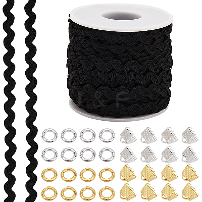 1 Strand Wave Bending Fringe Trim FIND-GF0006-65C-1