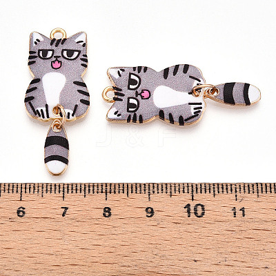 Alloy Enamel Pendants X-FIND-Q102-12M-1