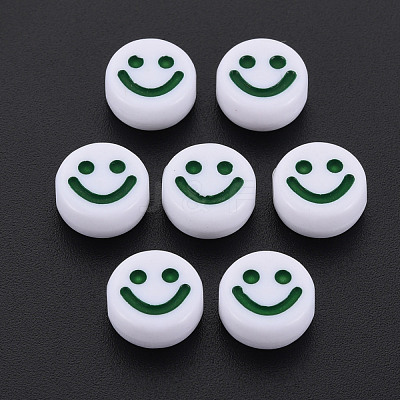 Opaque Acrylic Beads MACR-N008-55-C01-1