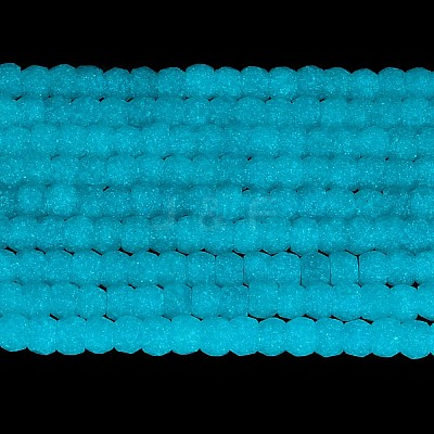 Synthetic Luminous Stone Beads Strands G-C086-01A-05-1