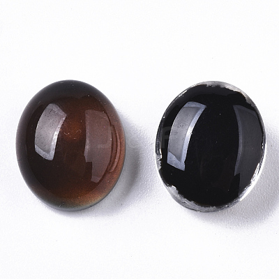 Translucent Glass Cabochons GLAA-T023-02C-1