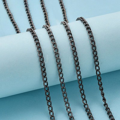 Iron Twisted Chains Curb Chains CHS007Y-B-1