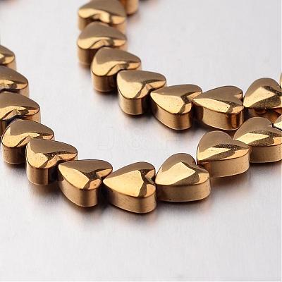 Electroplate Non-magnetic Synthetic Hematite Bead Strands G-F300-22A-03-1