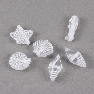 Craft Style Transparent Acrylic Charms TACR-S131-07-1