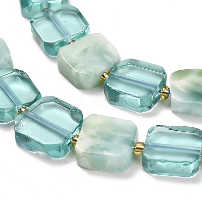 Natural Glass Beads Strands G-Z106-E01-1