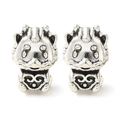 Tibetan Style Alloy European Beads PALLOY-M217-15AS-1