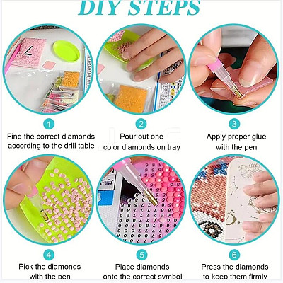 Flower Envelope DIY Pendant Decoration Kit PW-WG51724-01-1