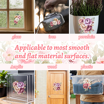 3 Sheets 3 Styles PVC Waterproof Decorative Stickers DIY-WH0404-104-1