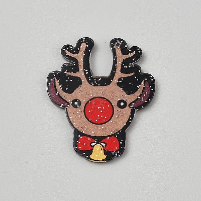 Christmas Themes Acrylic Pendants FIND-WH0817-160A-1