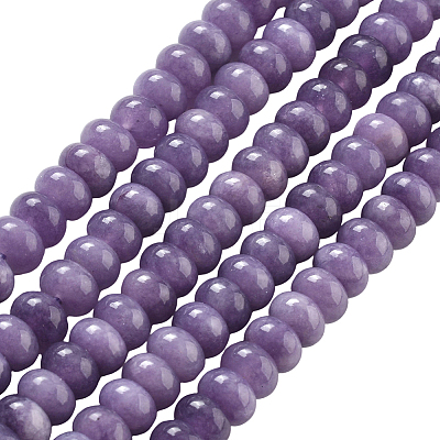 2 Strands Natural White Jade Beads Strands G-PA0001-23A-1