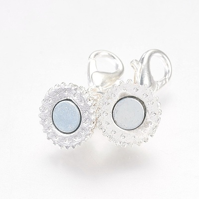 Alloy Rhinestone Magnetic Clasps BT-TAC0001-01S-1