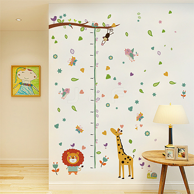 PVC Height Growth Chart Wall Sticker DIY-WH0232-002-1
