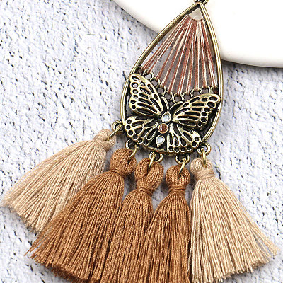 Alloy Dangle Chandelier Earrings EJEW-F238-13-1
