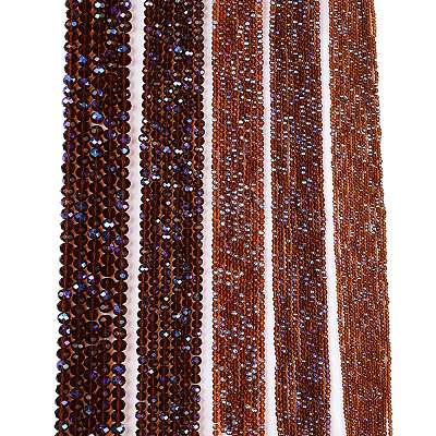 Electroplate Glass Beads Strands EGLA-A044-T1mm-L02-1