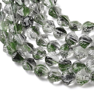 Inner Flower Handmade Lampwork Beads Strands LA-CBA3F7A-02B-1