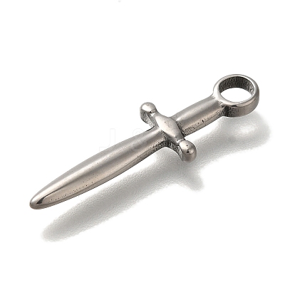 304 Stainless Steel Pendants STAS-H223-17AS-02-1