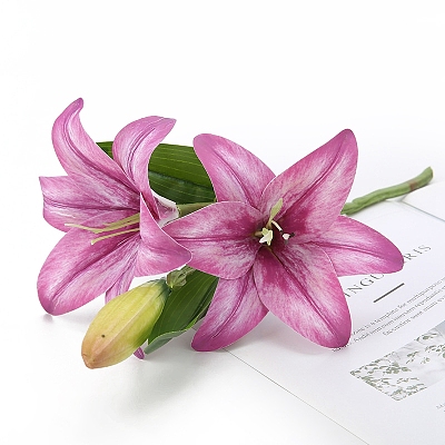 Imitation Leather Artificial Lily PW-WGFA2FB-06-1
