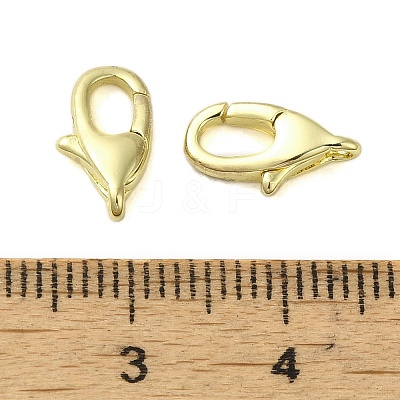 Brass Lobster Claw Clasps KK-B089-20A-G-1