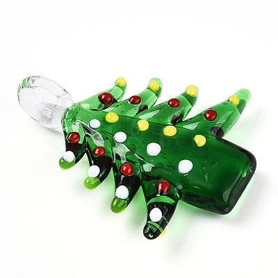 Handmade Lampwork Pendants LAMP-T023-12C-1