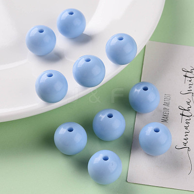 Opaque Acrylic Beads MACR-S370-C16mm-SS2113-1