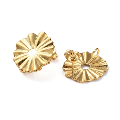 304 Stainless Steel Stud Earring Findings X-STAS-P328-15G-1