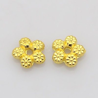 Tibetan Style Alloy Spacer Beads K0P43011-1