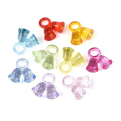 Transparent Acrylic Pendants TACR-T030-06M-1