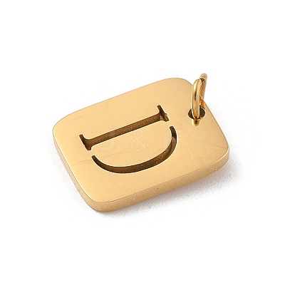304 Stainless Steel Charms STAS-R001-01G-D-1