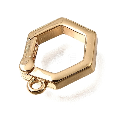 Brass Spring Gate Rings KK-CBAEAF3-862G-1