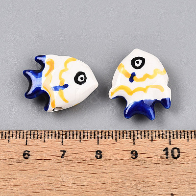Handmade Porcelain Beads PORC-N009-08C-1