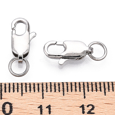 Grade AAA Brass Lobster Claw Clasps KK-O093-32P-NR-1