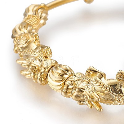 Adjustable Brass Bangles BJEW-F361-01G-1