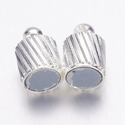 Brass Magnetic Clasps with Loops MC001NF-S-1