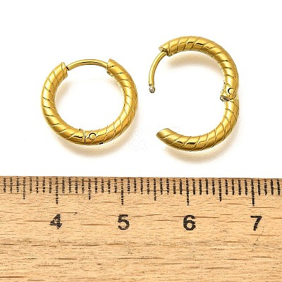 304 Stainless Steel Hoop Earrings for Women EJEW-M068-11B-G-1