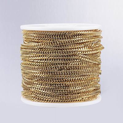 Ion Plating(IP) 304 Stainless Steel Cuban Link Chains CHS-H007-69G-1