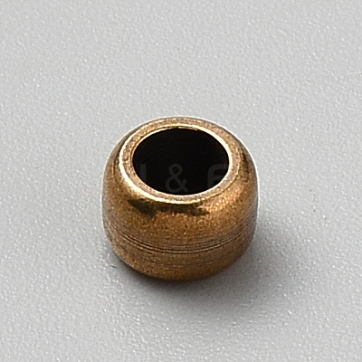 Brass EDC European Beads FIND-WH0365-103B-1