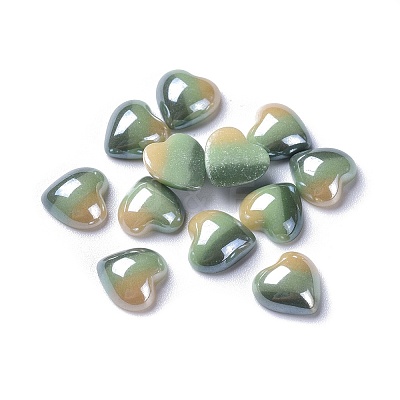 Opaque Glass Cabochons GGLA-S038-08D-10x10-1