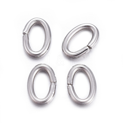 Tarnish Resistant 304 Stainless Steel Open Jump Rings STAS-F221-40P-K-1