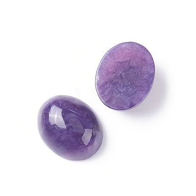 Natural Charoite Cabochons G-E557-05A-1