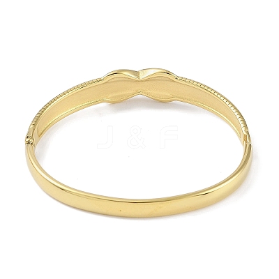 304 Stainless Steel X Hinged Bangles for Women BJEW-C071-12G-1