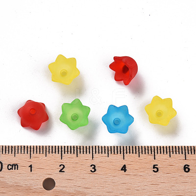 Transparent Acrylic Beads Caps PL543-1
