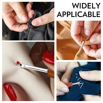 Iron Seam Ripper with Plastic Handle DIY-CY0004-17-1