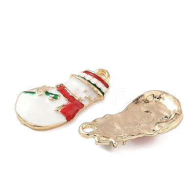 Christmas Alloy Enamel Pendants LS-ENAM-I073-03G-1
