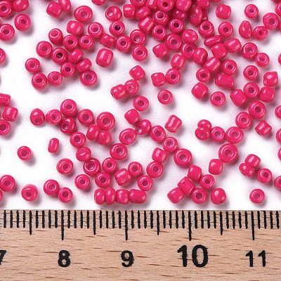 Baking Paint Glass Seed Beads SEED-S001-K5-1