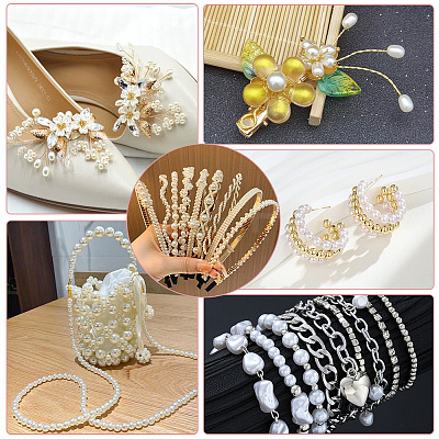 Imitation Pearl Acrylic Beads PEAR-LT0001-02F-1