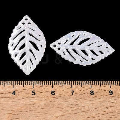 Acrylic Imitation Shell Pendants OACR-P039-08A-1